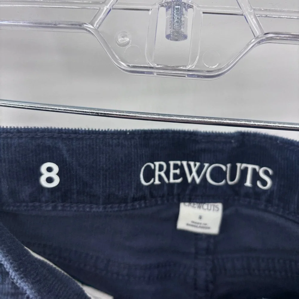 Crewcuts Boys Corduroy‎ Pants Size 8 Navy Blue Casual Classic Kidswear